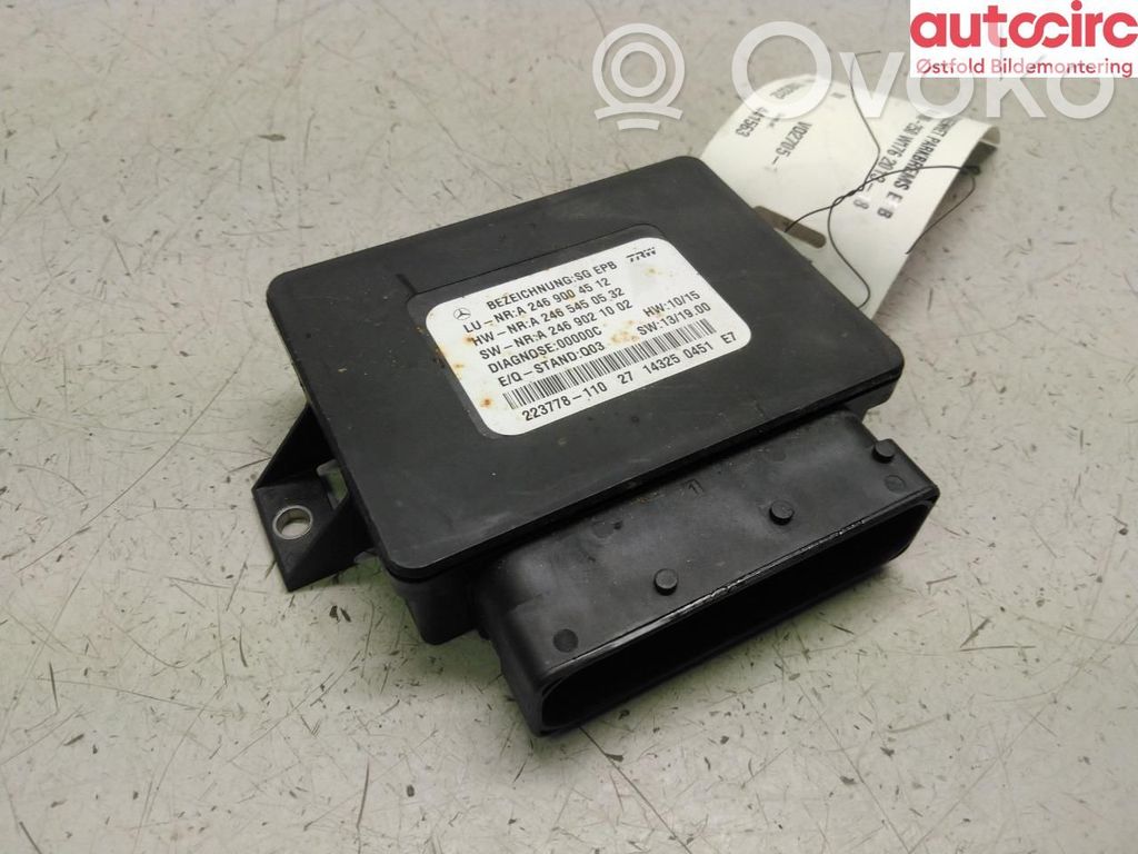 Module de commande de frein à main   A2469004512,A2469004512