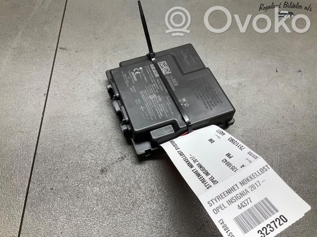 Opel Insignia B Unidad de control/módulo del control remoto 