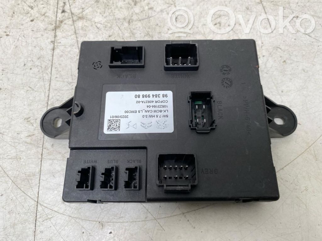 Modulo di controllo del corpo centrale   9838499880,9838499880