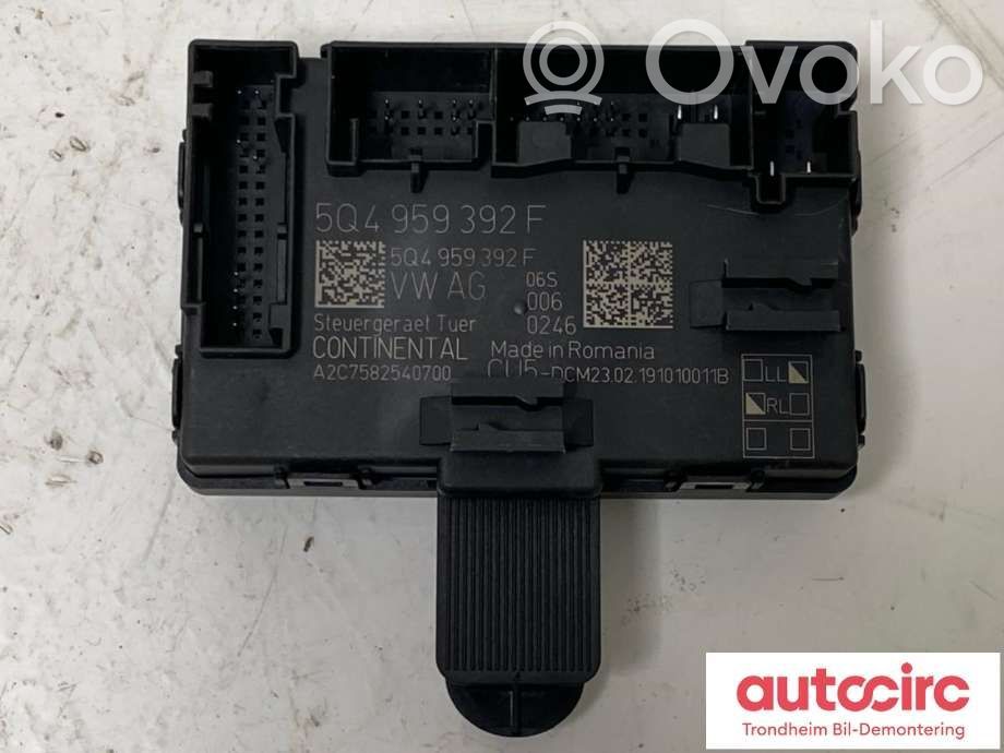 Unidad de control/módulo de la puerta   5Q4959392F,5Q4959392F,A2C7582540700,5Q4959392F,A2C7582540700