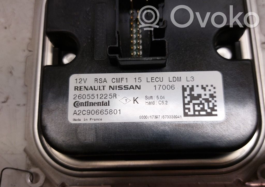 Renault Koleos I Unité de commande / module Xénon 