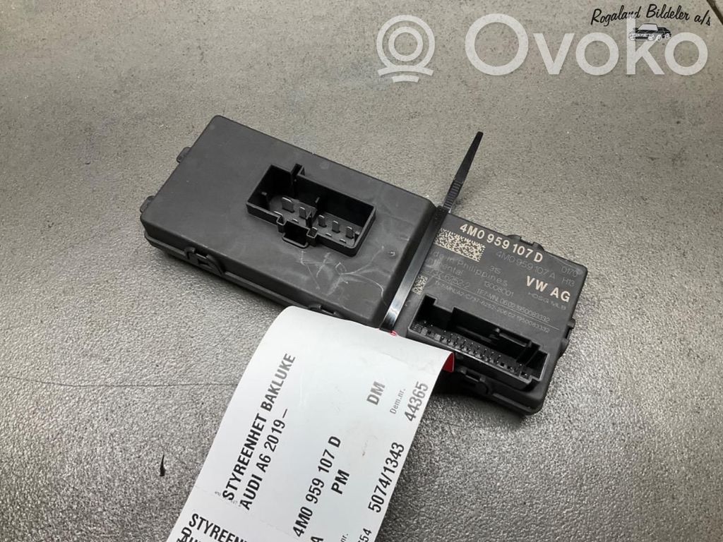 Unidad de control/módulo del maletero/compartimiento de carga   4M0959107D,4M0959107D,4M0959107D,4M0959107D
