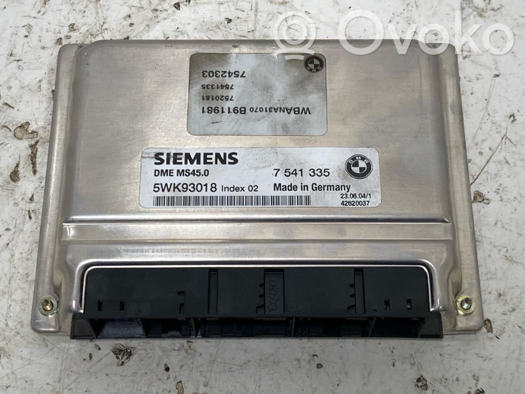 BMW 5 E60 E61 Engine control unit/module ECU 