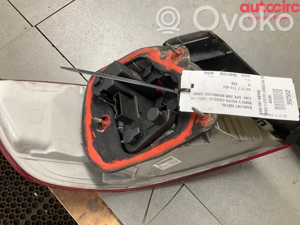 BMW 3 E90 E91 Rear/tail lights 