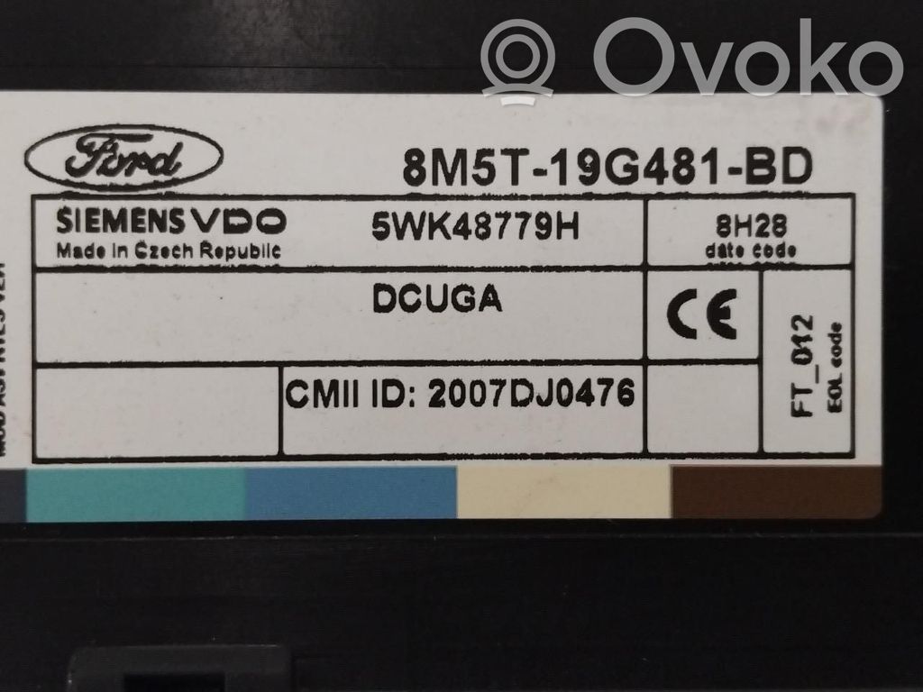 Ford Kuga I Module de contrôle sans clé Go 
