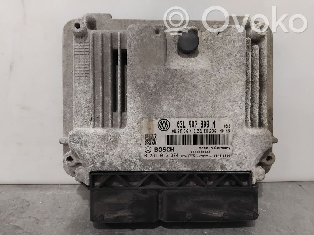Volkswagen PASSAT B7 Engine control unit/module ECU 