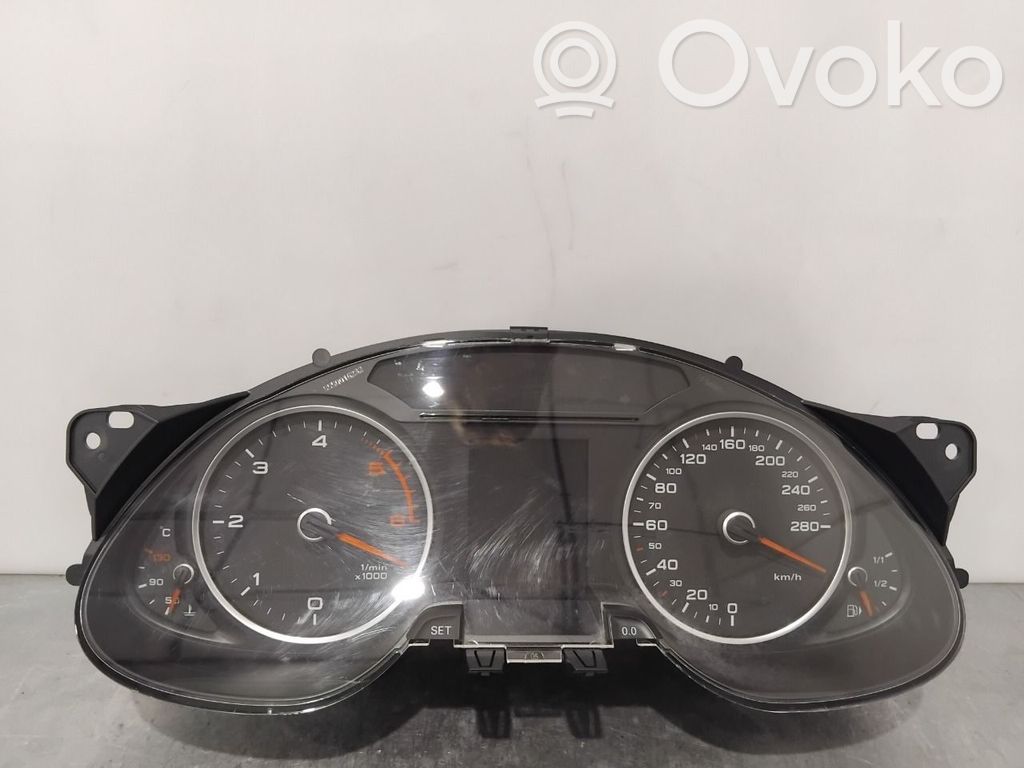 Audi A4 S4 B8 8K Nopeusmittari (mittaristo) 