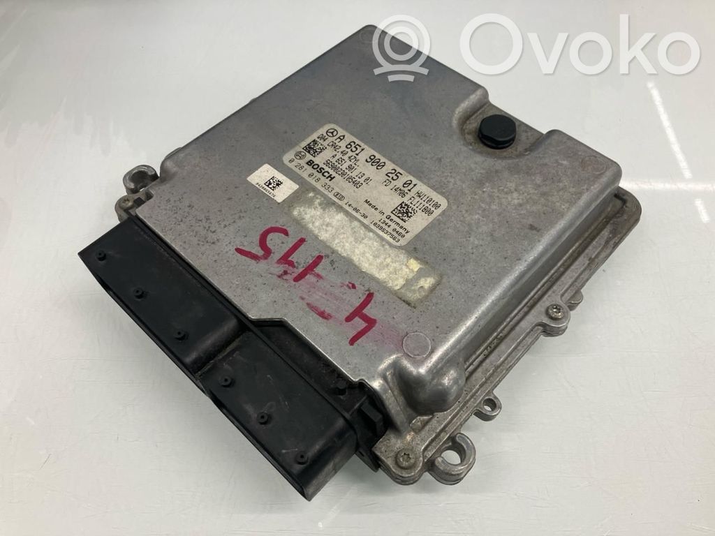 Mercedes-Benz GLK (X204) Komputer / Sterownik ECU silnika 