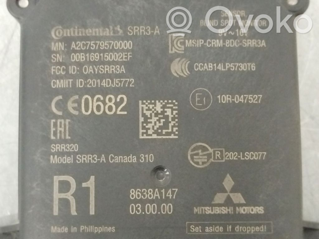 Sensor de radar Distronic   8638A147,8638A147,8638A147,8638A147,A2C7579570000