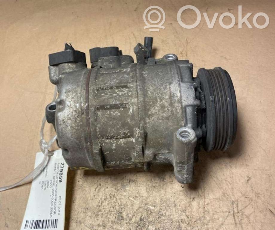 BMW 7 E65 E66 Air conditioning (A/C) compressor (pump) 