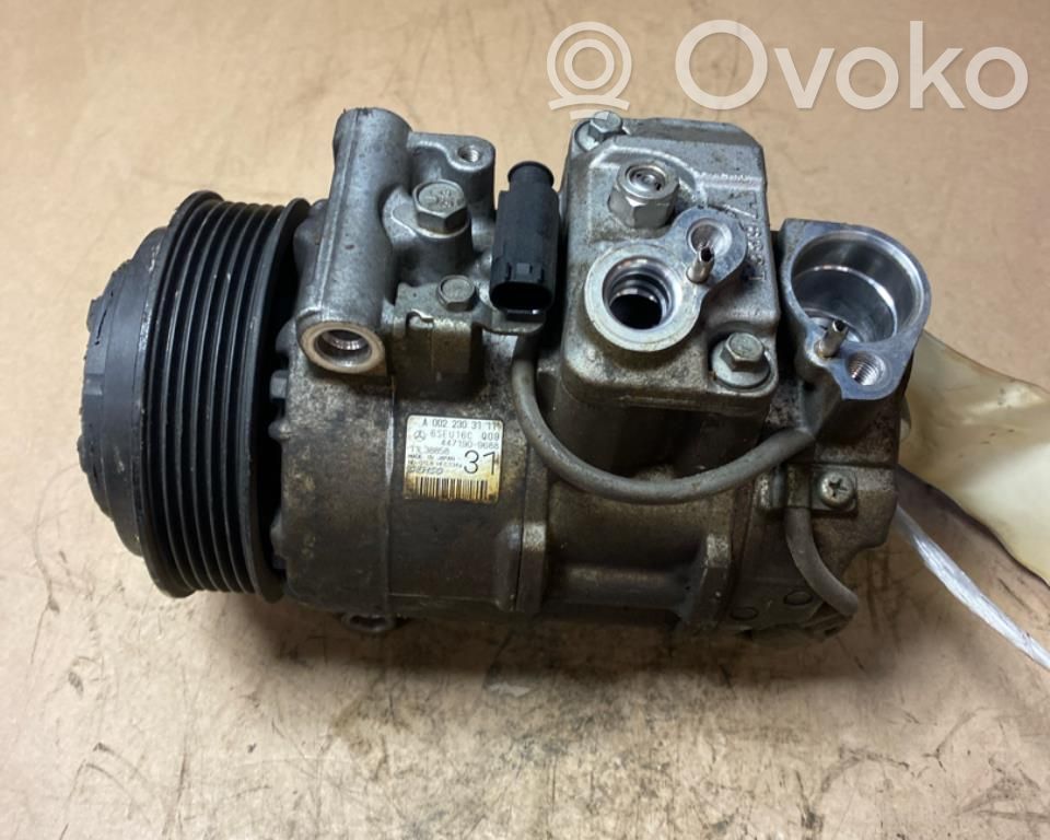 Kompresor / Sprężarka klimatyzacji A/C   4471909688,510915,6SEU16C,6X115MM,813388,813888,890379,A0008303100,A0008307300,A0022303111,A0022307311,A0032307811,ACP01014