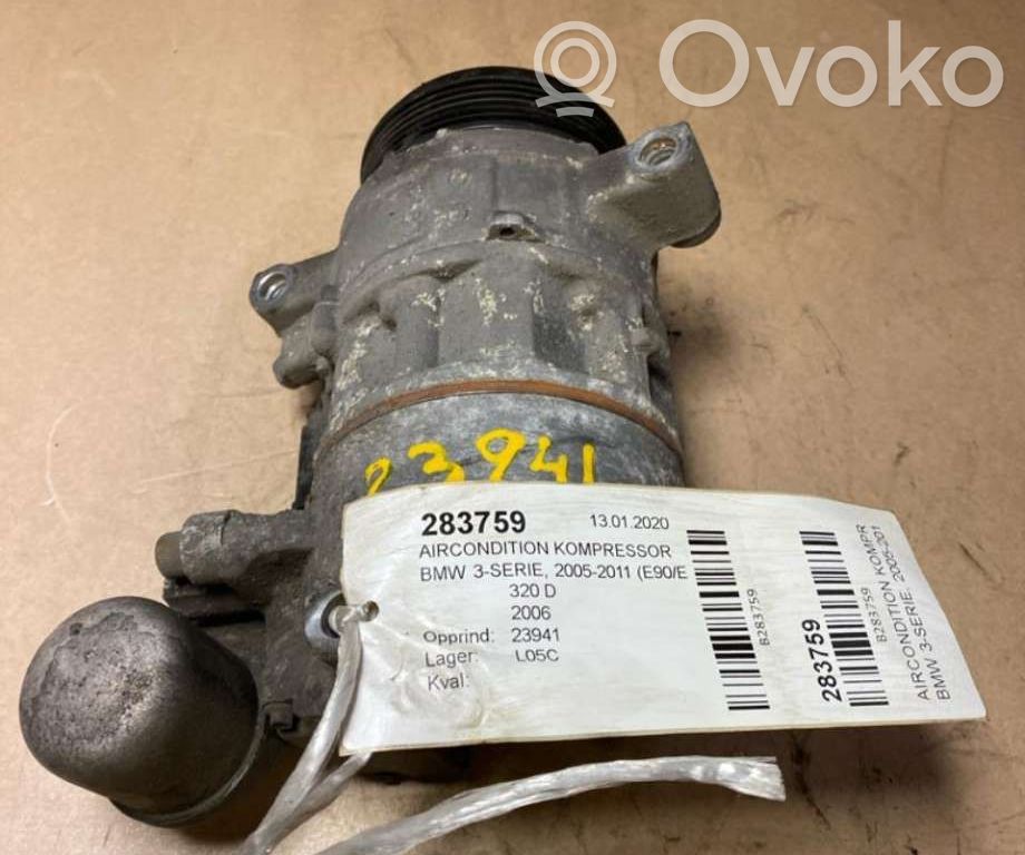 BMW 3 E90 E91 Air conditioning (A/C) compressor (pump) 