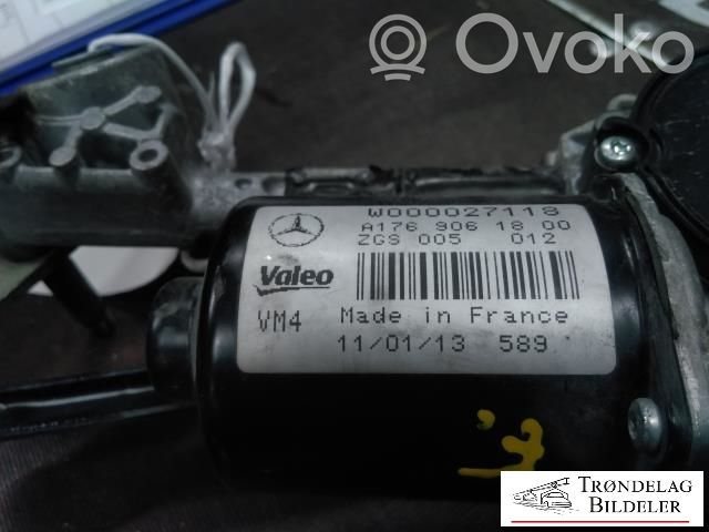 Mercedes-Benz A W176 Mechanizm i silniczek wycieraczek szyby przedniej / czołowej 