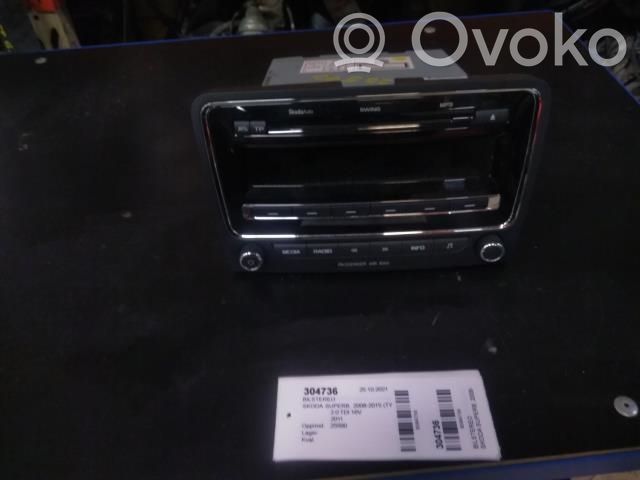 Skoda Superb B6 (3T) Unità principale autoradio/CD/DVD/GPS 