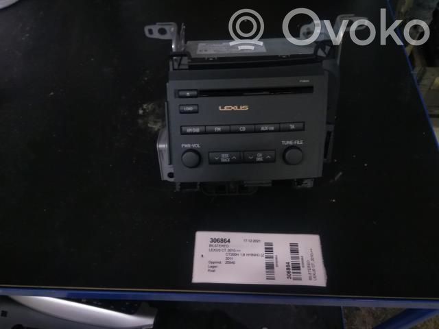 Lexus CT 200H Panel / Radioodtwarzacz CD/DVD/GPS 