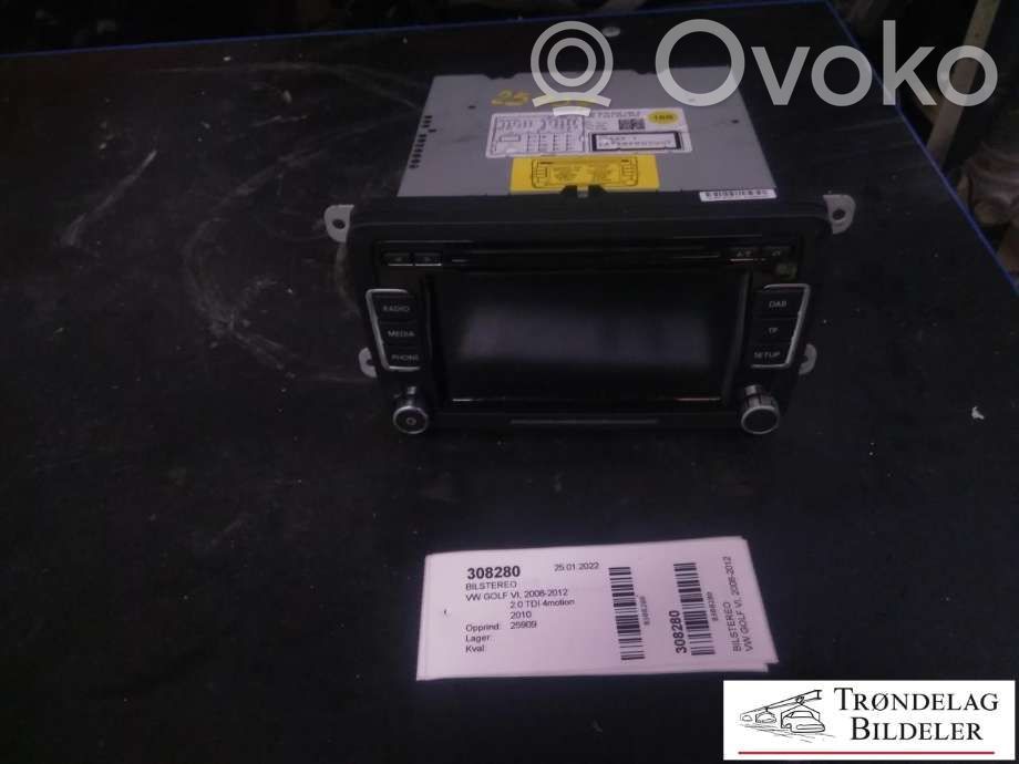 Volkswagen Golf VI Unitate principală radio/CD/DVD/GPS 