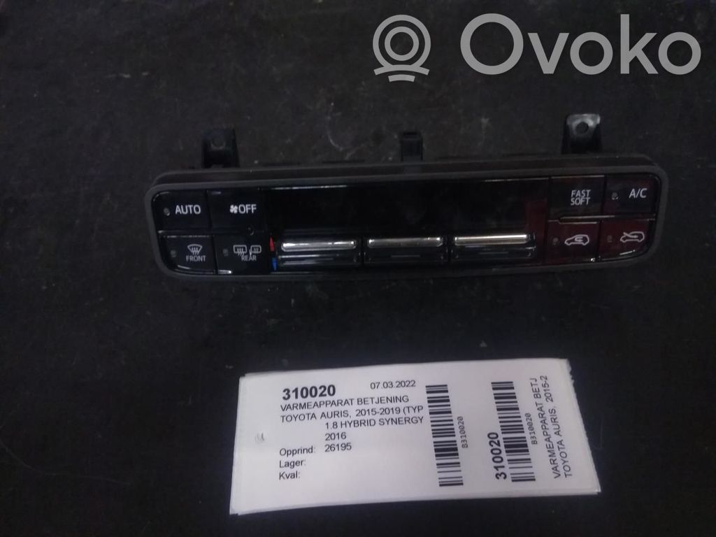 Console centrale, commande chauffage/clim   6972E54A,5590002820,5590002820,6972E54A