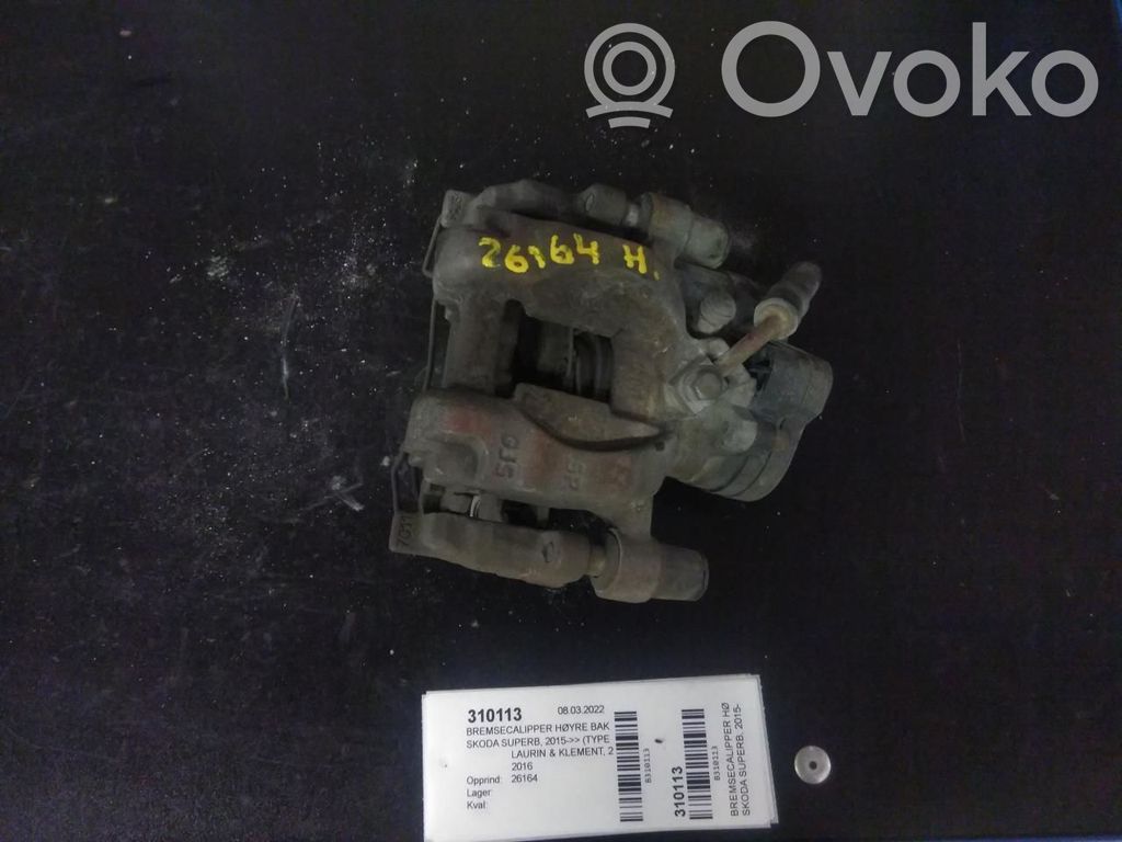 Skoda Superb B8 (3V) Pinza del freno posteriore 