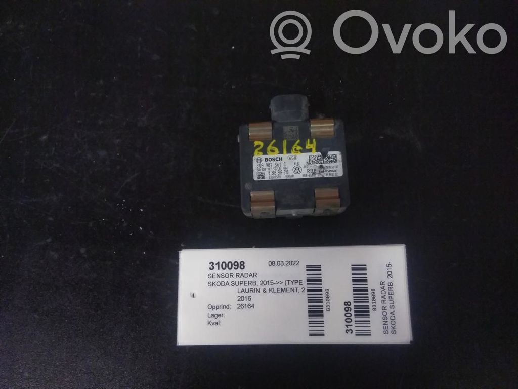 Radarsensor Abstandsradar   3Q0907561C,0203300598,0203300598,3Q0907561C