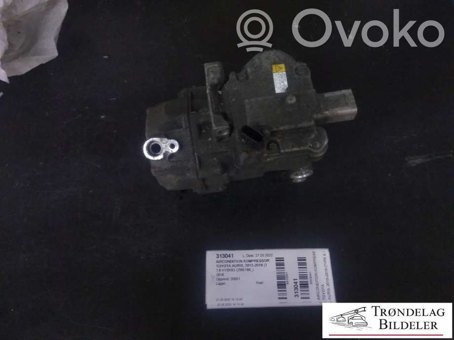 Toyota Auris E180 Kompresor / Sprężarka klimatyzacji A/C 