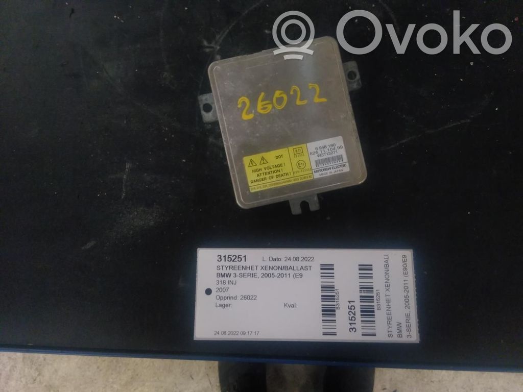 Unidad de control/módulo de los faros xenón   6948180,6948180