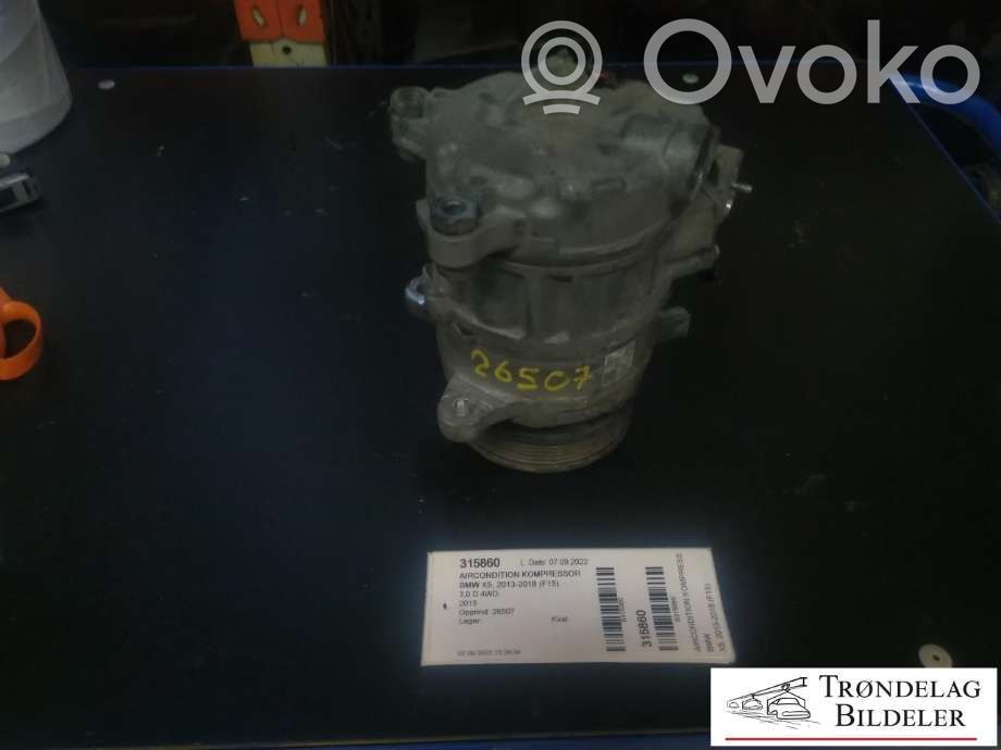 BMW X5 F15 Air conditioning (A/C) compressor (pump) 
