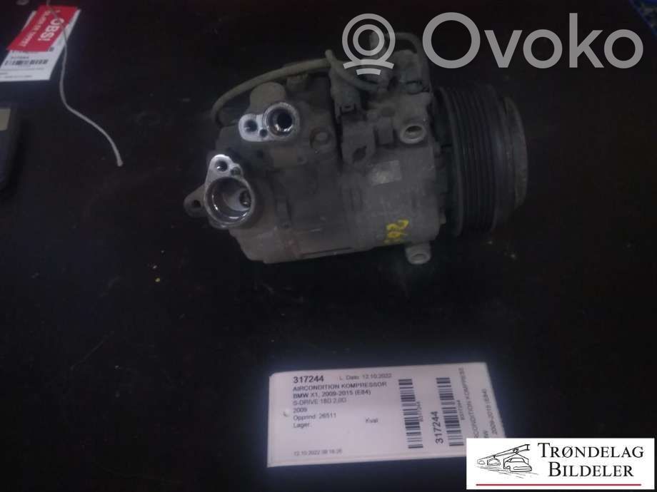 Air conditioning (A/C) compressor (pump)   4472601850,4472601851,4472601852,4472801851,5447220293,64526987862,6SBU14C,890628,SB4179791,SB4270096