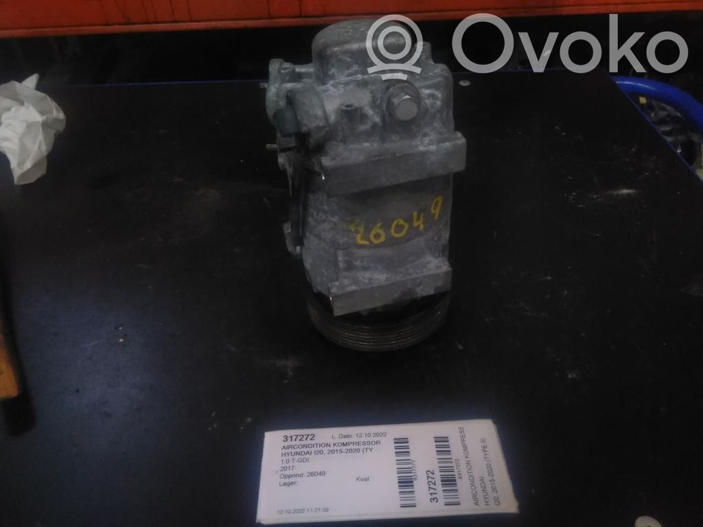 Hyundai i20 (GB IB) Kompresor / Sprężarka klimatyzacji A/C 
