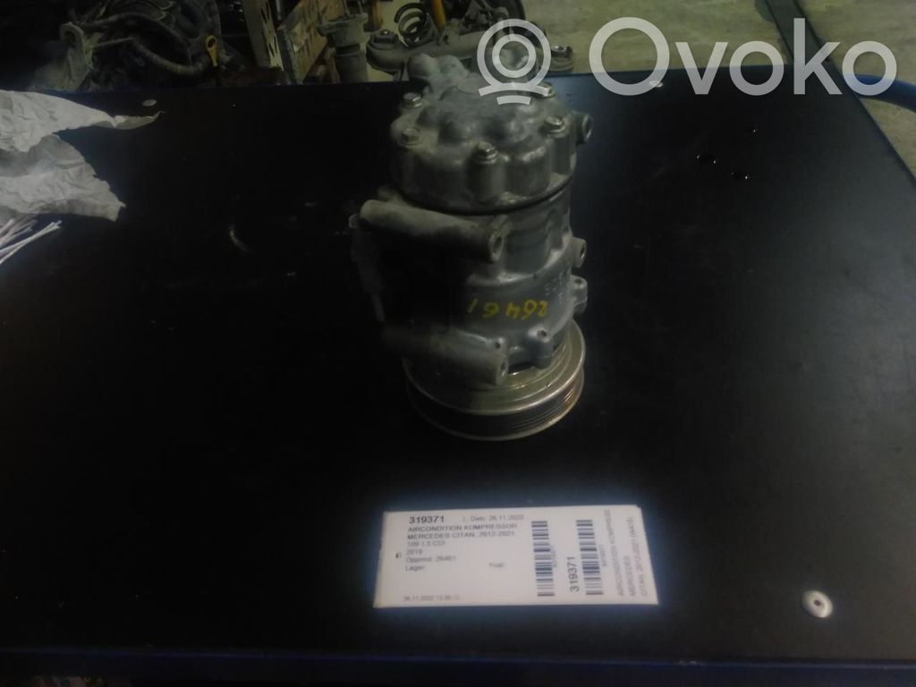 Mercedes-Benz Citan W415 Compressore aria condizionata (A/C) (pompa) 