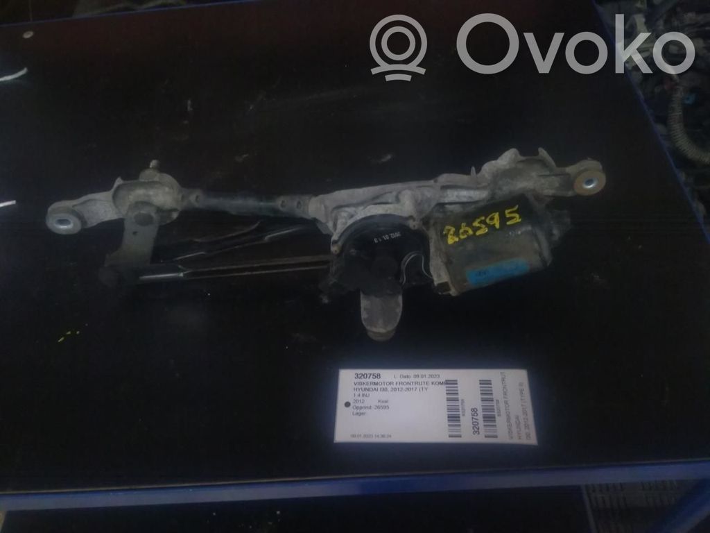 Hyundai i30 Tiranti e motorino del tergicristallo anteriore 