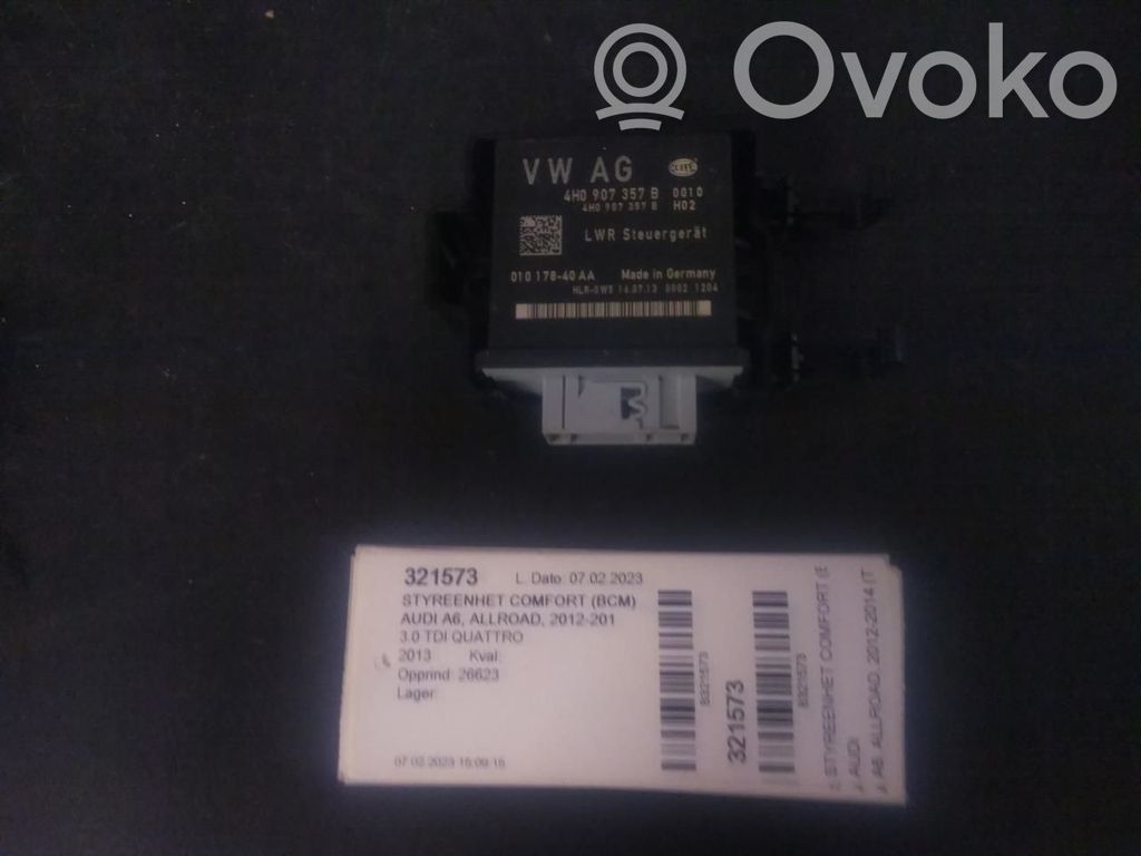 Audi A6 Allroad C7 Modul de control caroserie central 