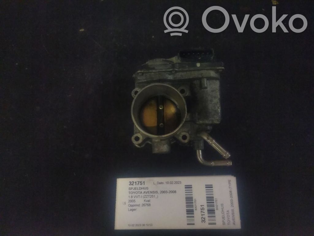 Toyota Avensis T250 Valvola corpo farfallato