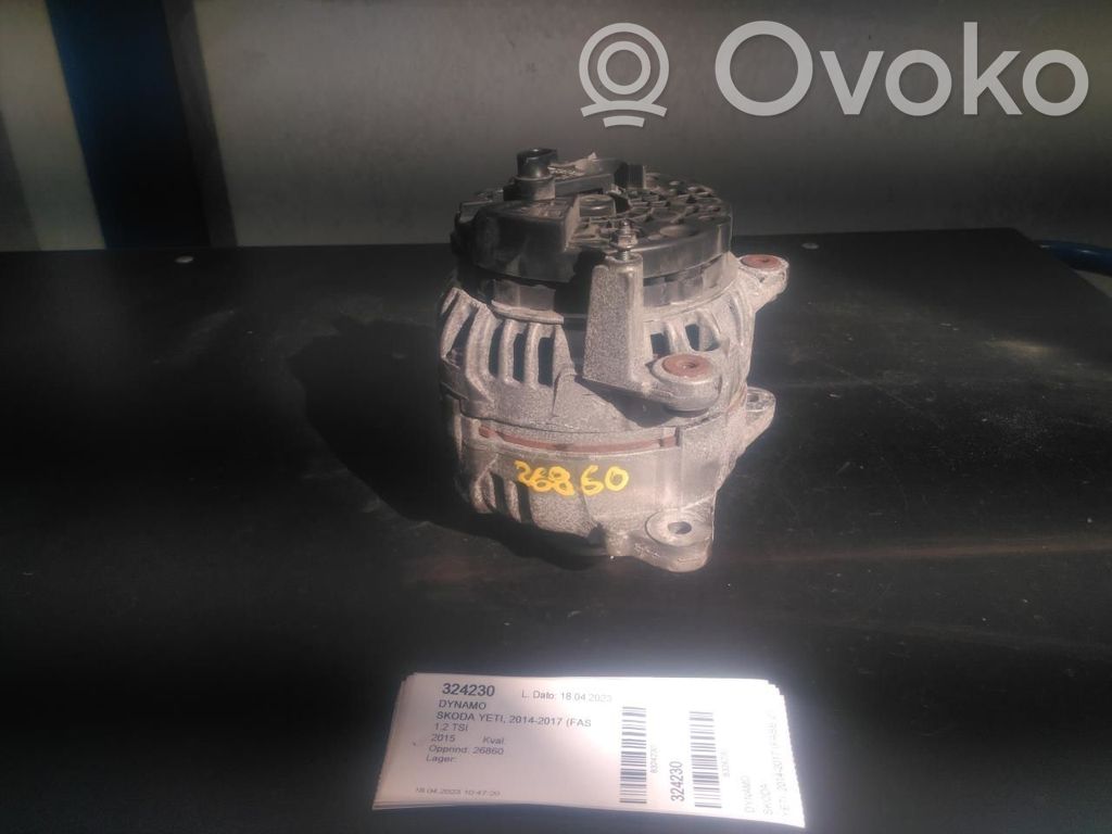 Skoda Yeti (5L) Generatore/alternatore 