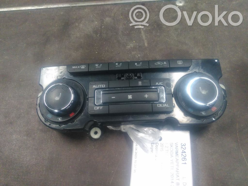 Skoda Yeti (5L) Mascherina climatizzatore/regolatore riscaldamento