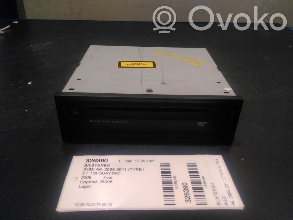 Audi A6 S6 C6 4F Unità principale autoradio/CD/DVD/GPS