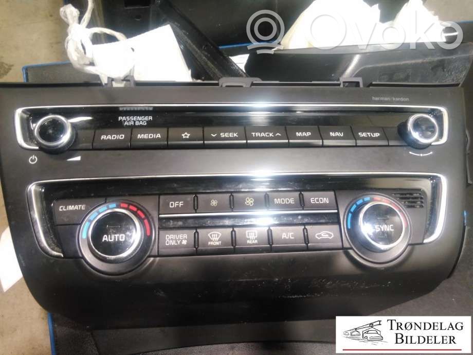Console centrale, commande chauffage/clim   96540A8770WK,96540A8770WK