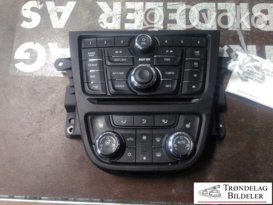 Opel Mokka Panel klimatyzacji / Ogrzewania 