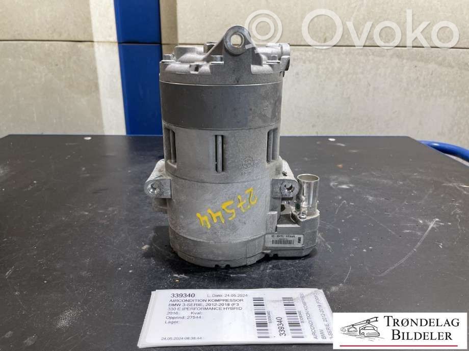 BMW 3 F30 F35 F31 Kompresor / Sprężarka klimatyzacji A/C 