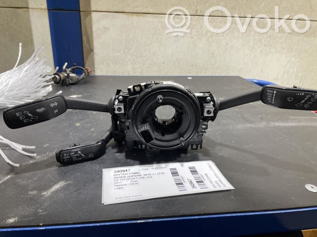 Skoda Superb B8 (3V) Interruptor de control multifunción 