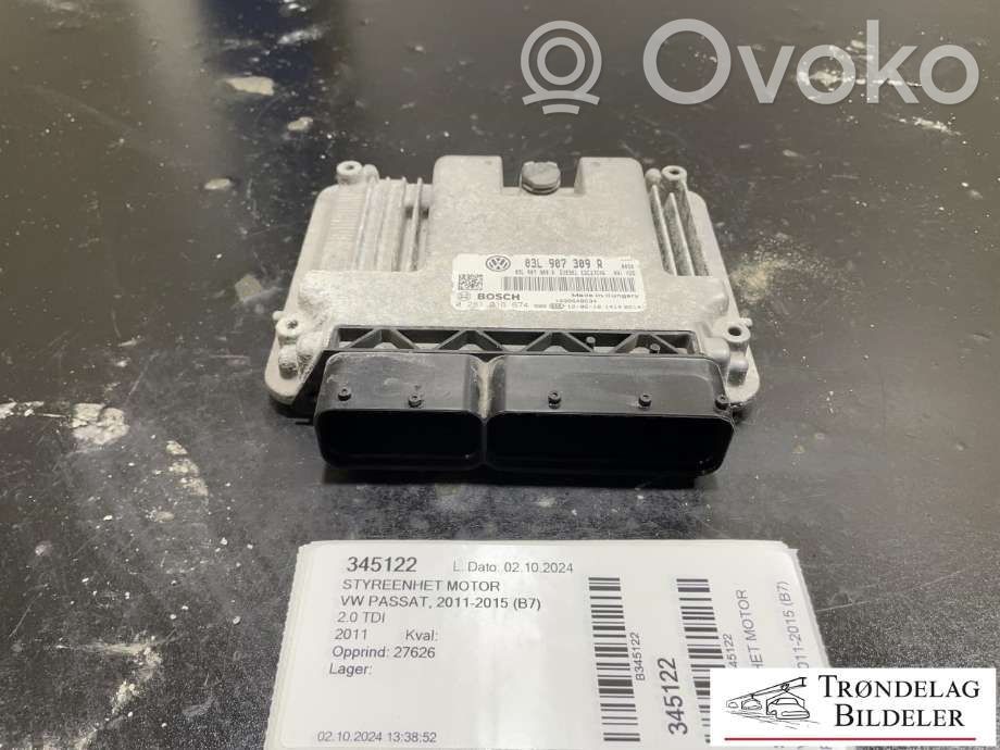 Volkswagen PASSAT B7 Unitate control motor/modul ECU 