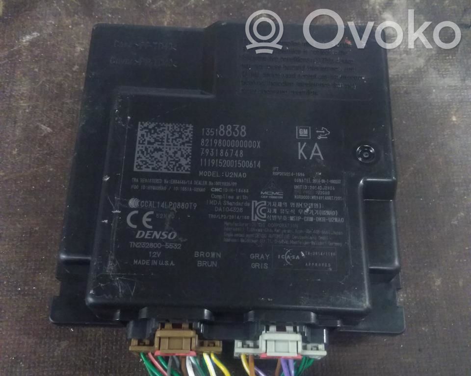 Unidad de control/módulo del control remoto   13518838,13518838