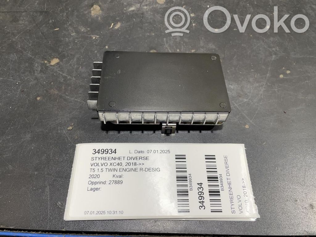 Volvo XC40 Other control units/modules 