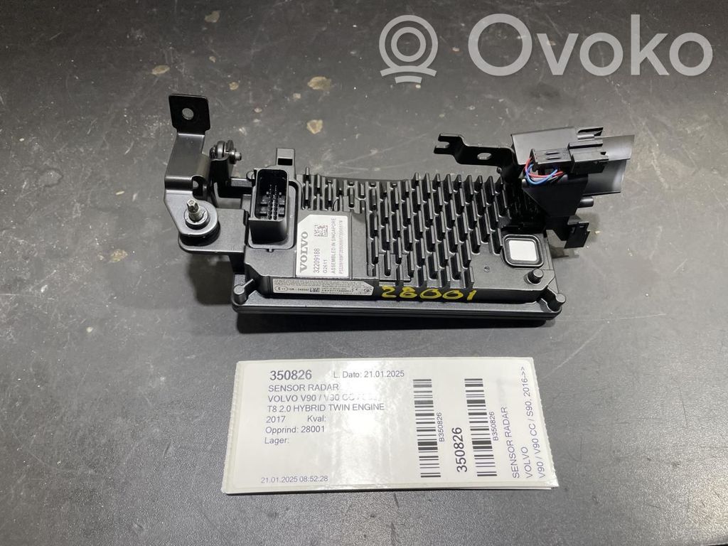 Volvo S90, V90 Distronic sensor radar 