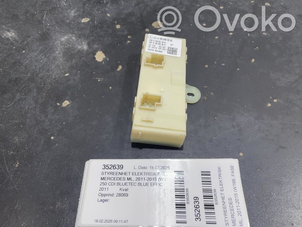 Mercedes-Benz ML W166 Sterownik / Moduł elektrycznej klapy tylnej / bagażnika