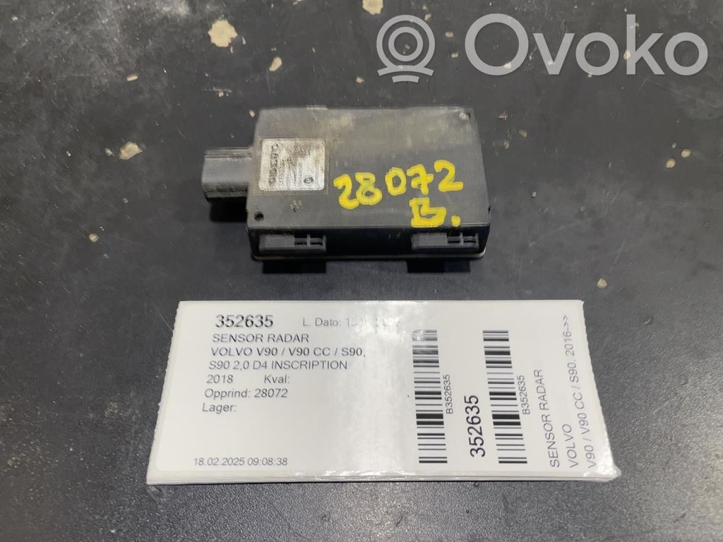 Sensor de radar Distronic   31687389,31687389