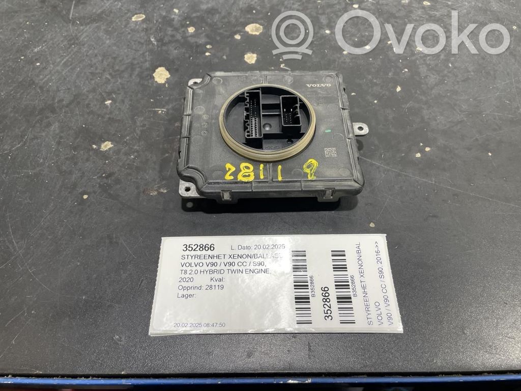 Volvo S90, V90 Xenon control unit/module 