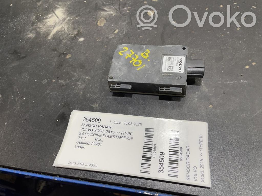 Volvo XC90 Sensor de radar Distronic 