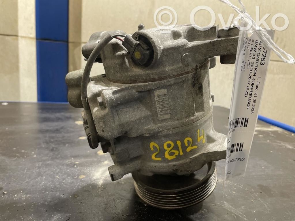 BMW X3 F25 Air conditioning (A/C) compressor (pump) 