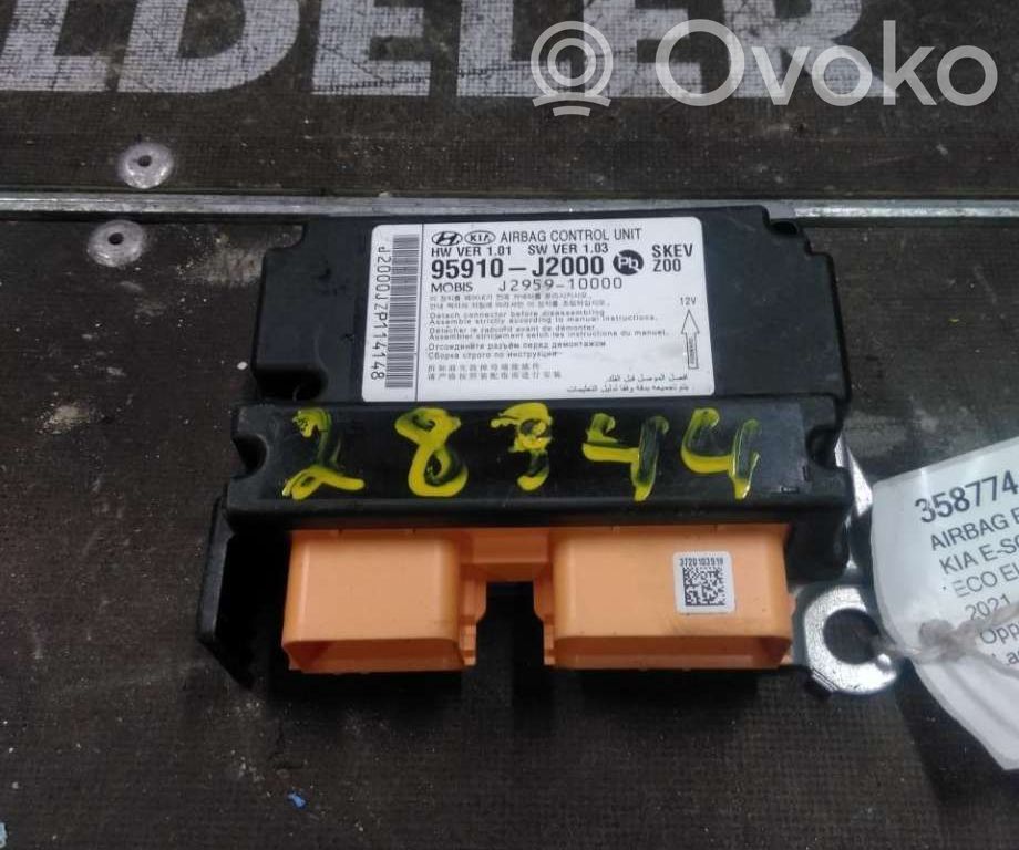 KIA Soul Airbag control unit/module 