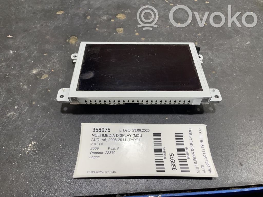 Audi A6 S6 C6 4F Panel radia 